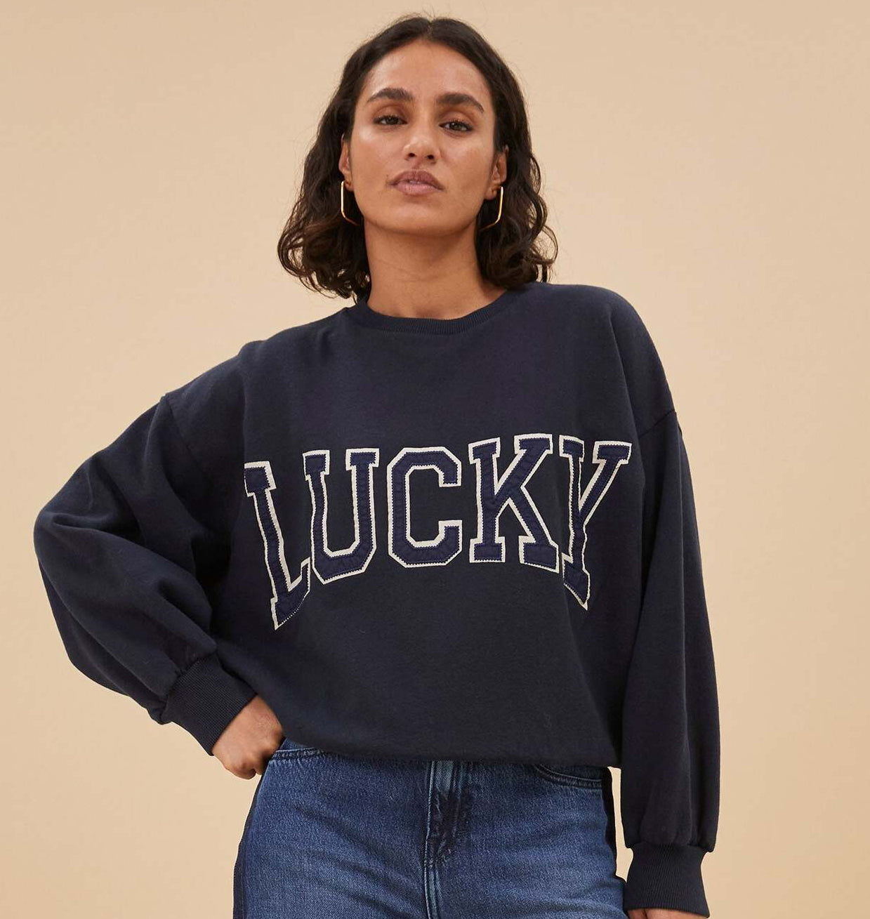Sudadera marino LUCKY