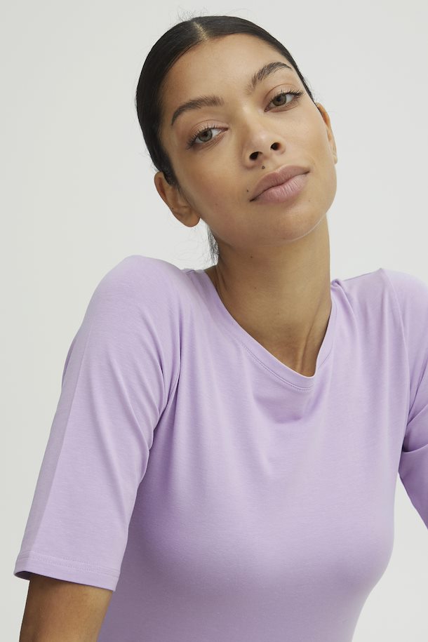 Camiseta básica malva AVA