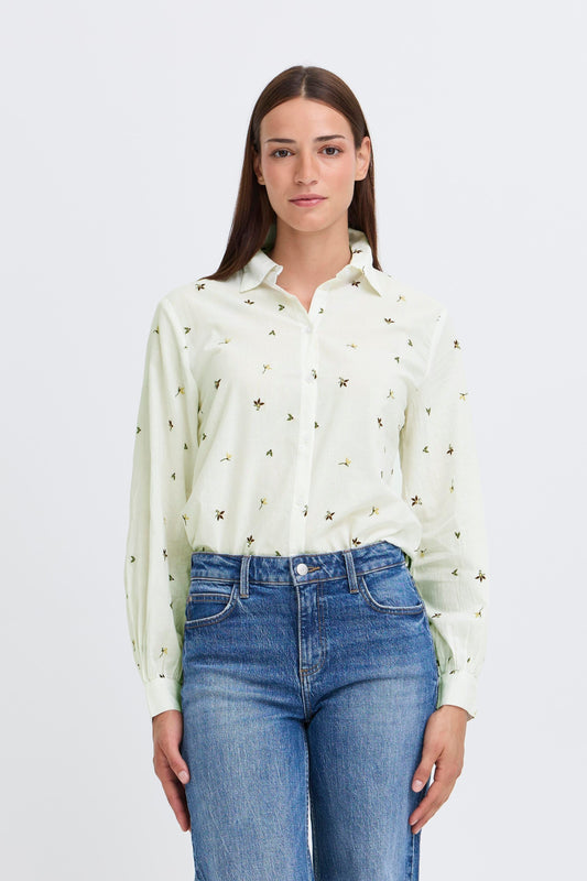 Camisa con bordados BRUNA