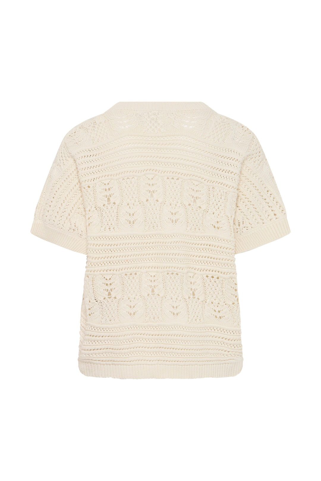 Suéter de punto calado DENERO crudo