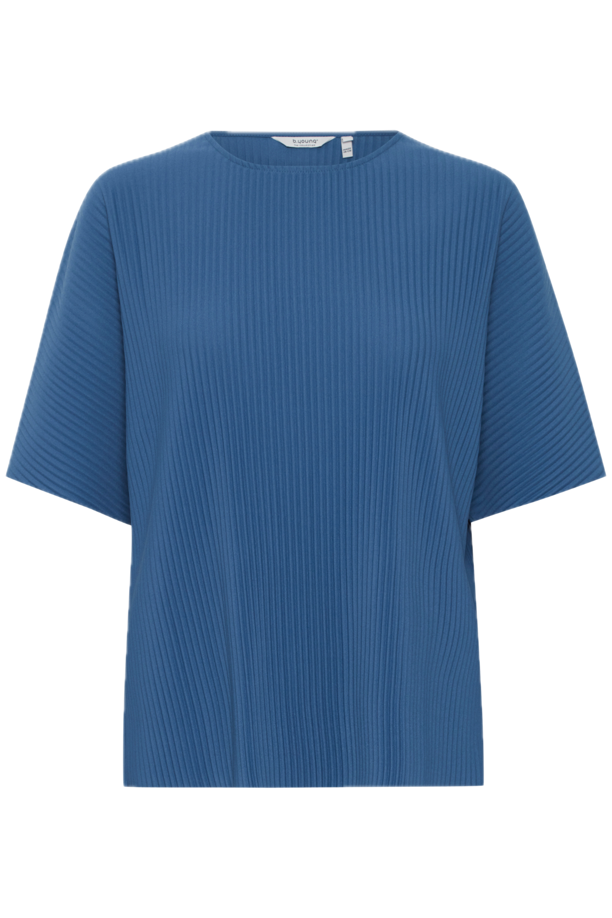 Top plisado azul TRISSA