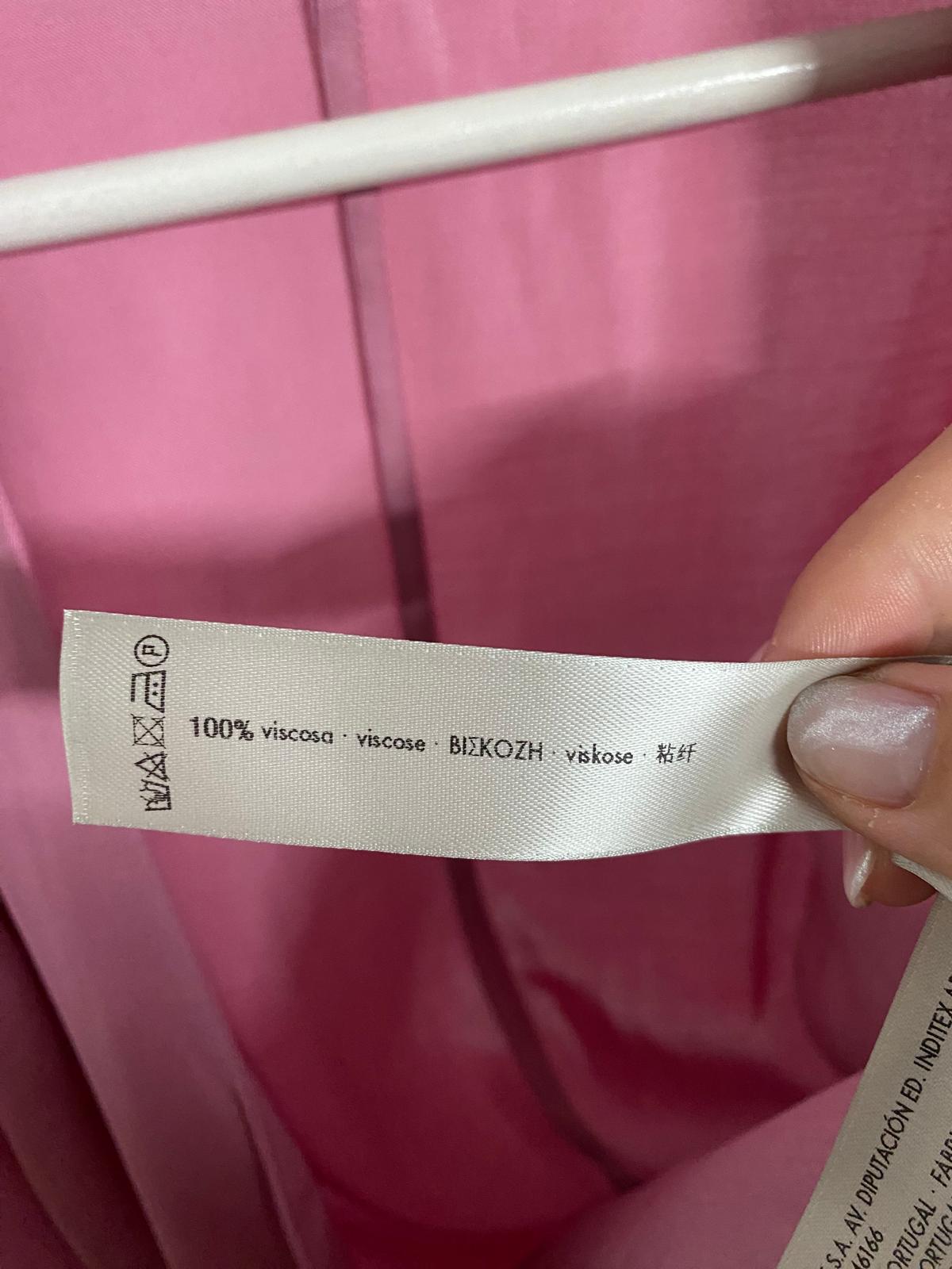 Blusa rosa de Uterqüe