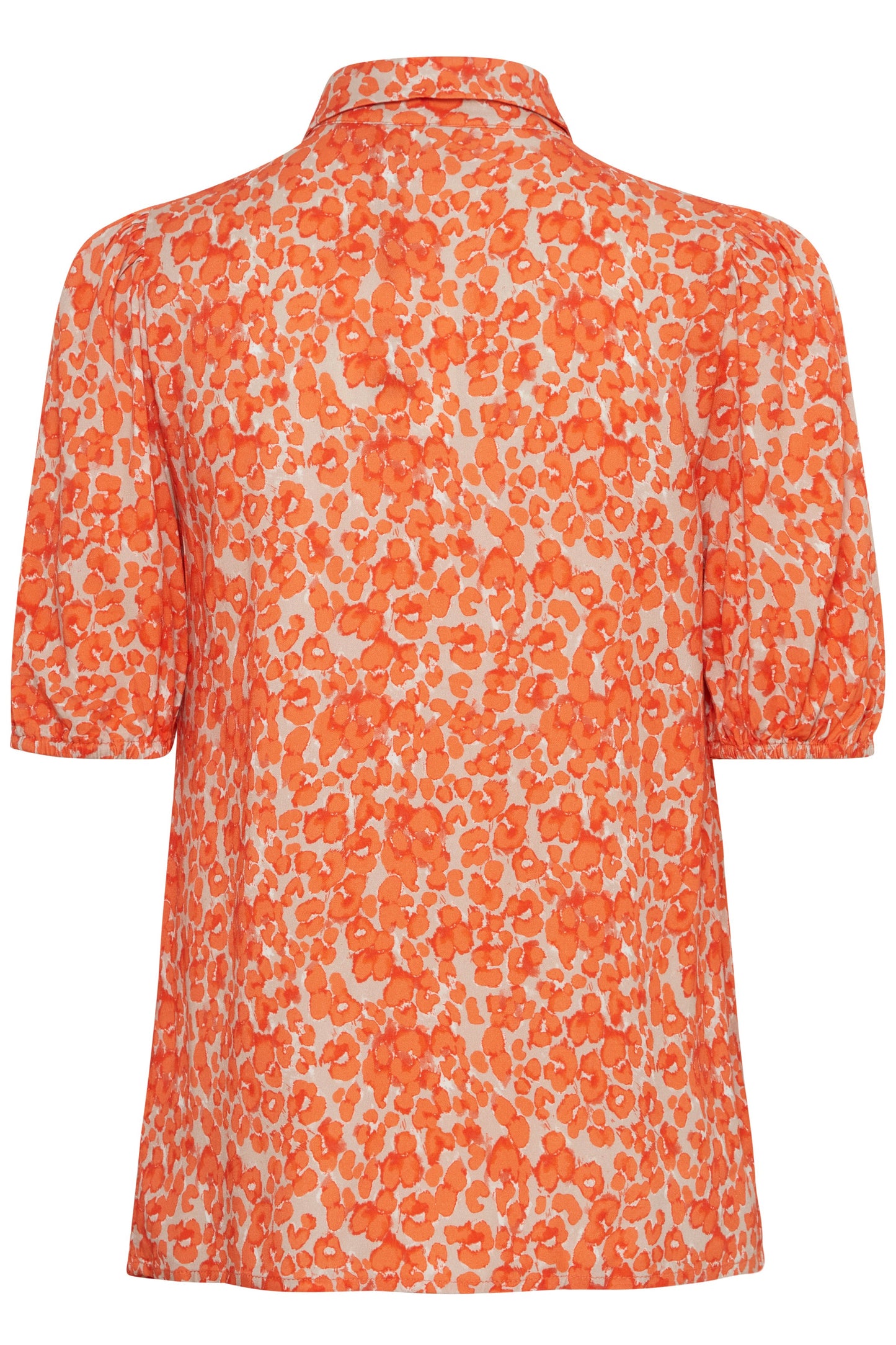 Blusa floral naranja