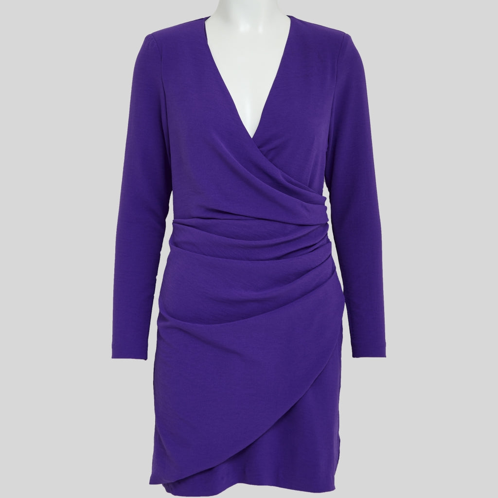 Vestido wrap dress violeta FERNANDA
