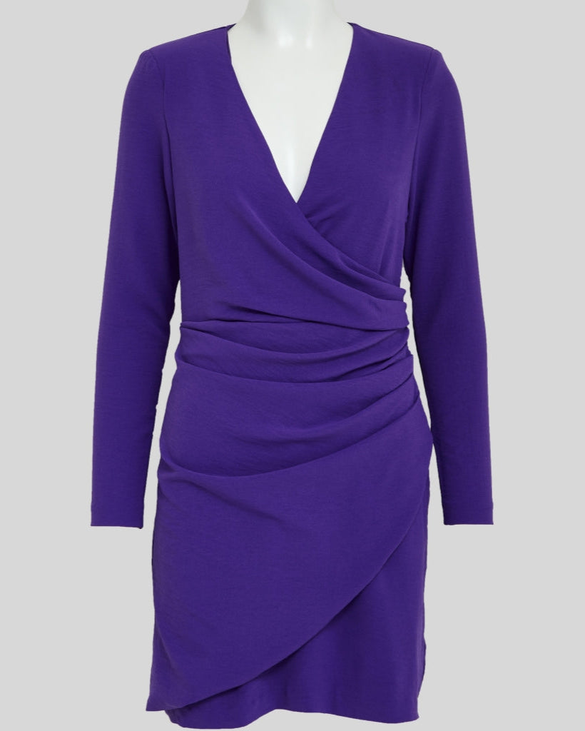 Vestido de coctel violeta FERNANDA