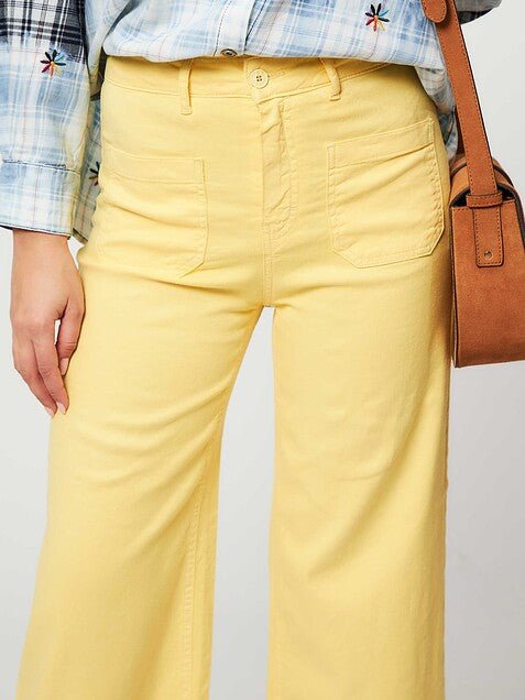 Pantalón tejano amarillo ANAIS de FIVE