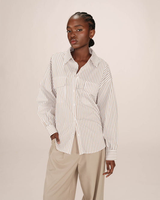 Camisa rayas oversize BINDY