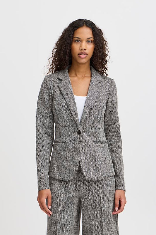 Blazer espiga jacquard KATE