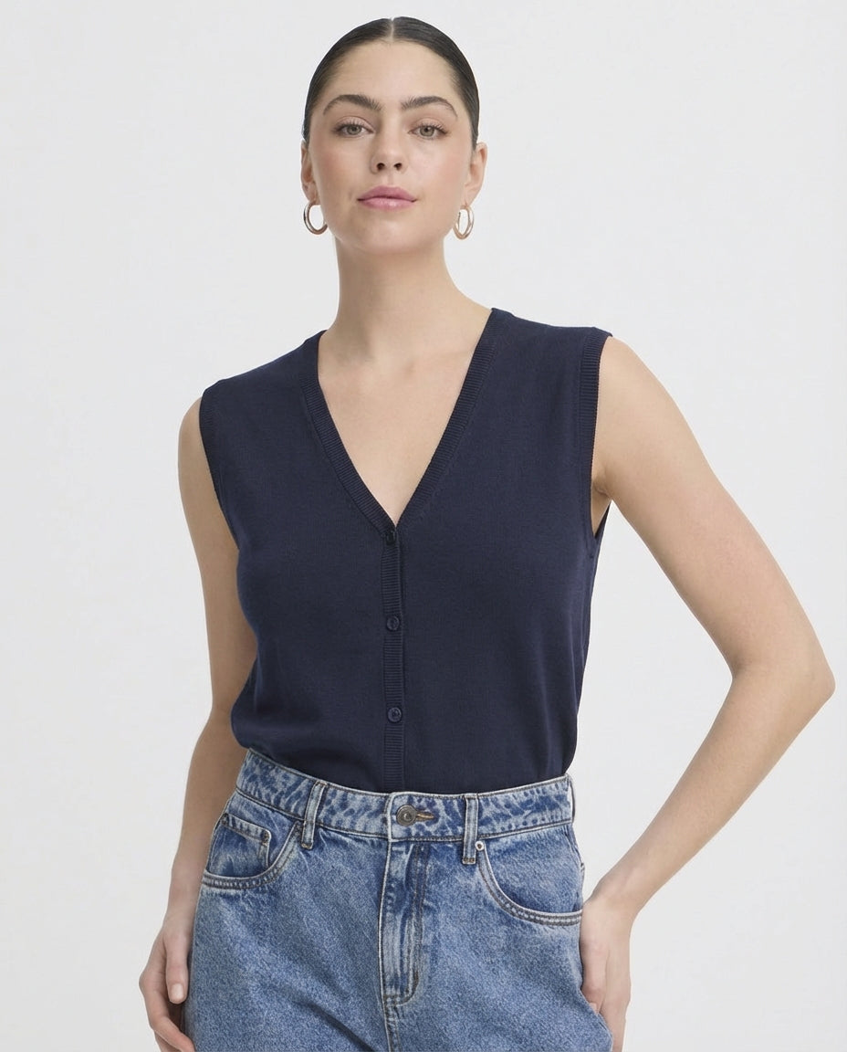 Chaleco punto marino DULIA