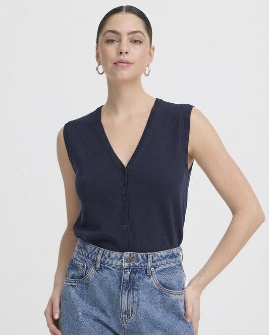 Chaleco punto marino DULIA