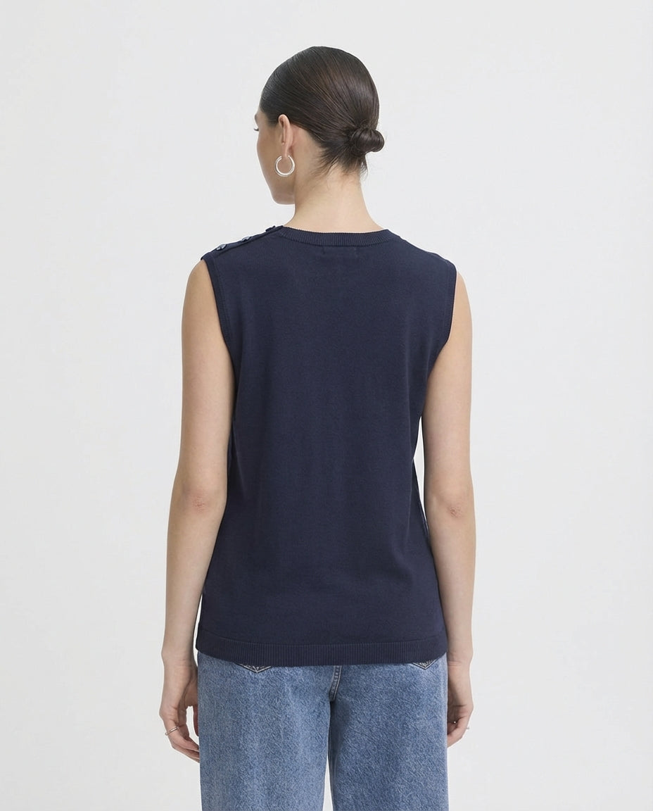 Chaleco punto marino DULIA