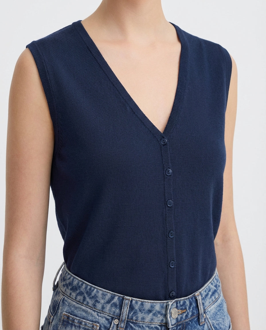 Chaleco punto marino DULIA