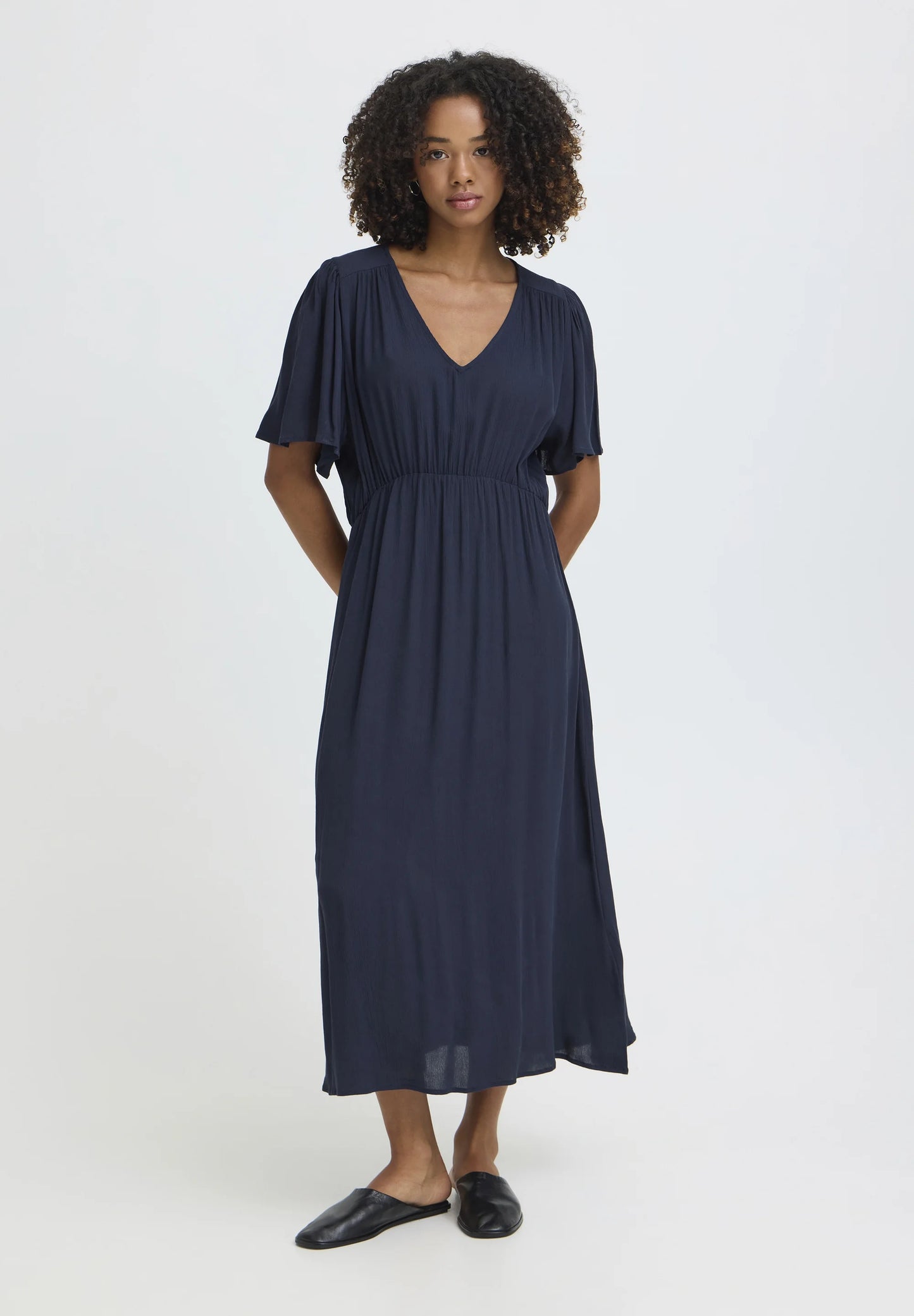 Vestido fluído marino DEMELIER
