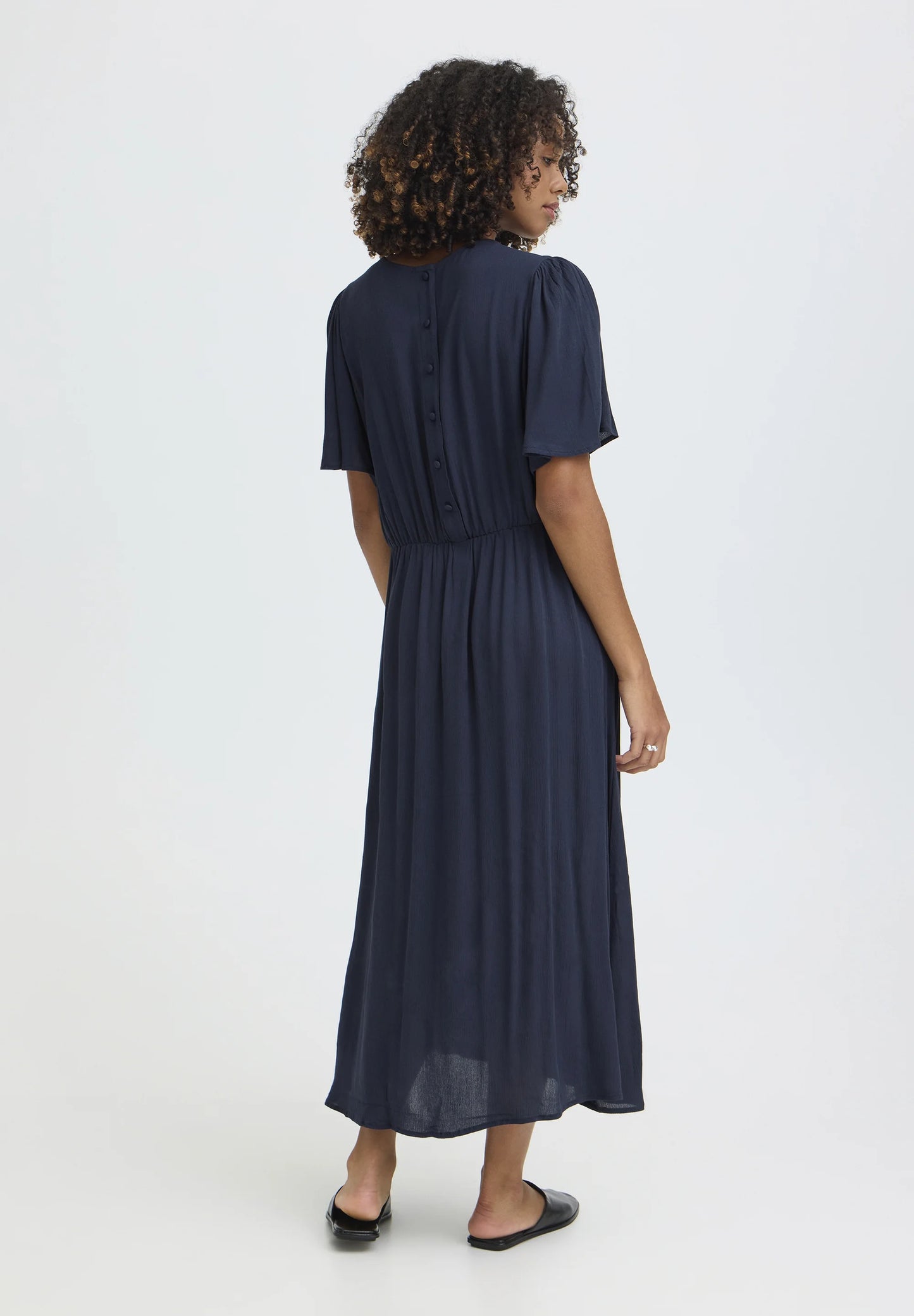 Vestido fluído marino DEMELIER