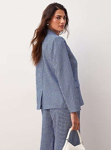 Blazer de cuadro vichy DILMA