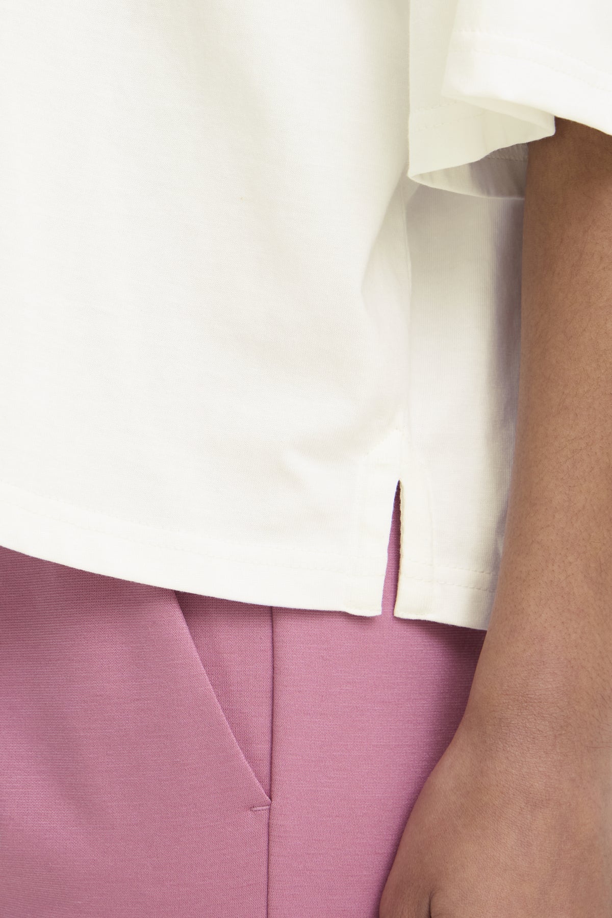 Camiseta extra loose blanca BECCA
