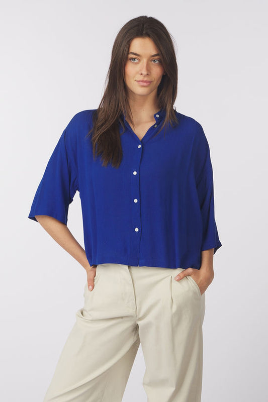 Camisa azul klein DARRA