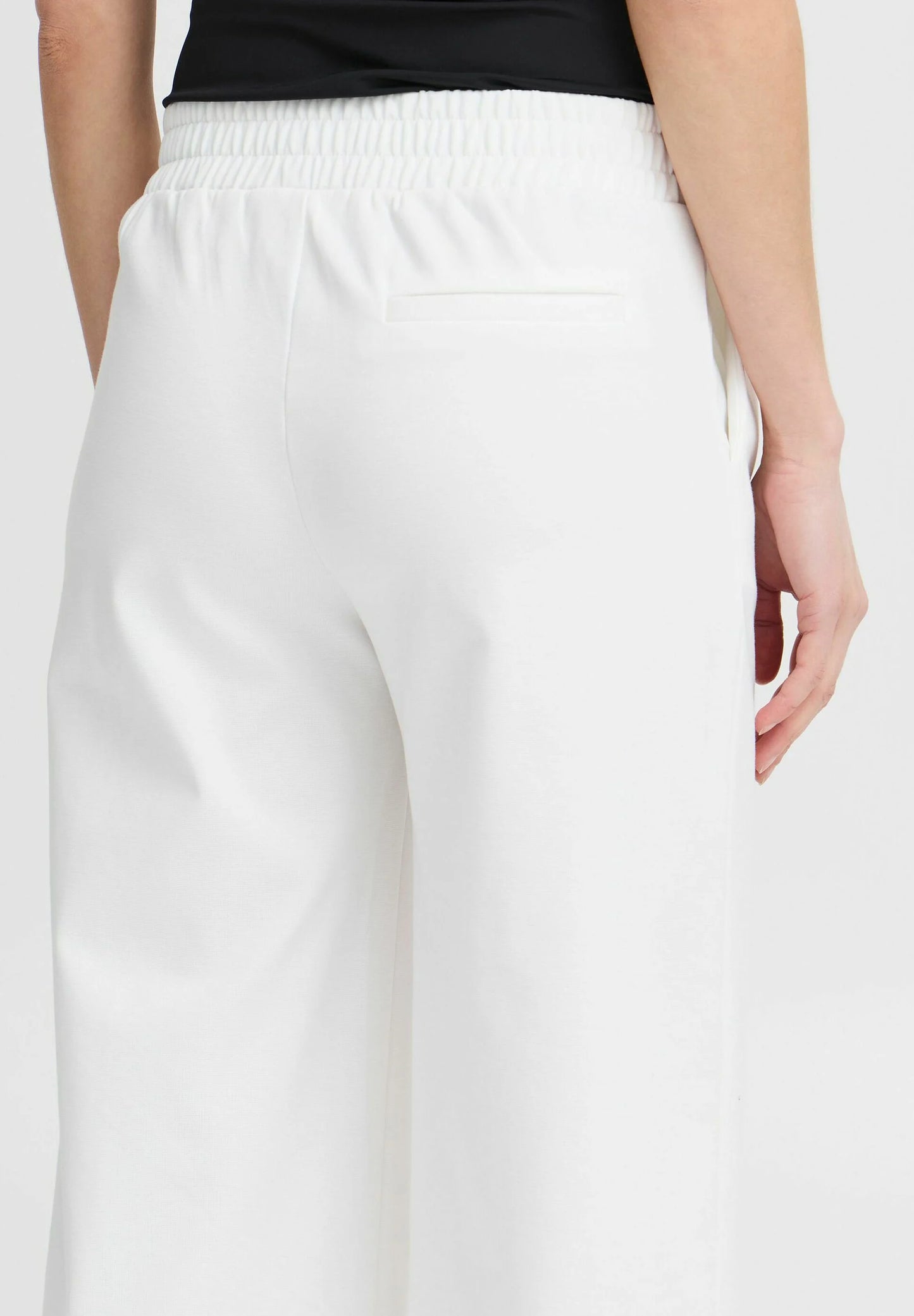 Pantalón ancho cropped EMANUELE blanco