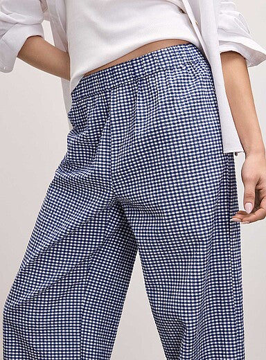 Pantalón de cuadro vichy con goma DILMA
