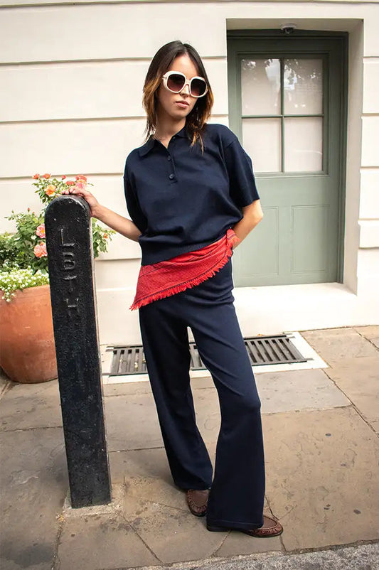 Pantalón de punto marino LULY