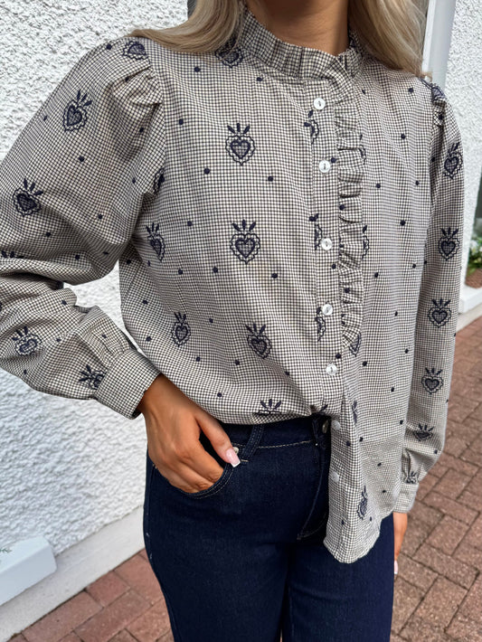 Camisa bordados LOZA