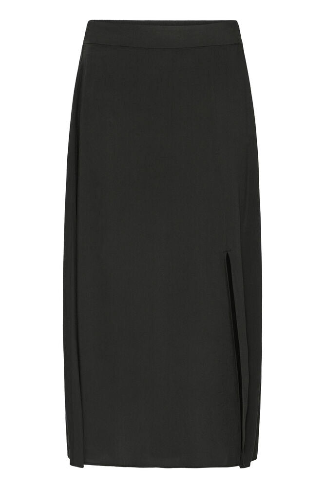 Falda midi negra DOELLA