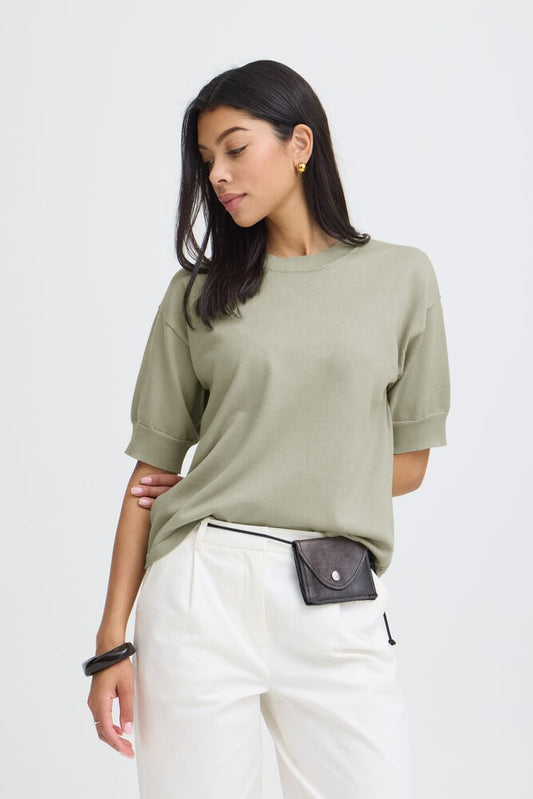Jersey de punto fino BRINA verde
