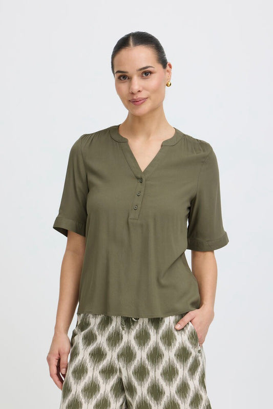 Blusa kaki DOELLA
