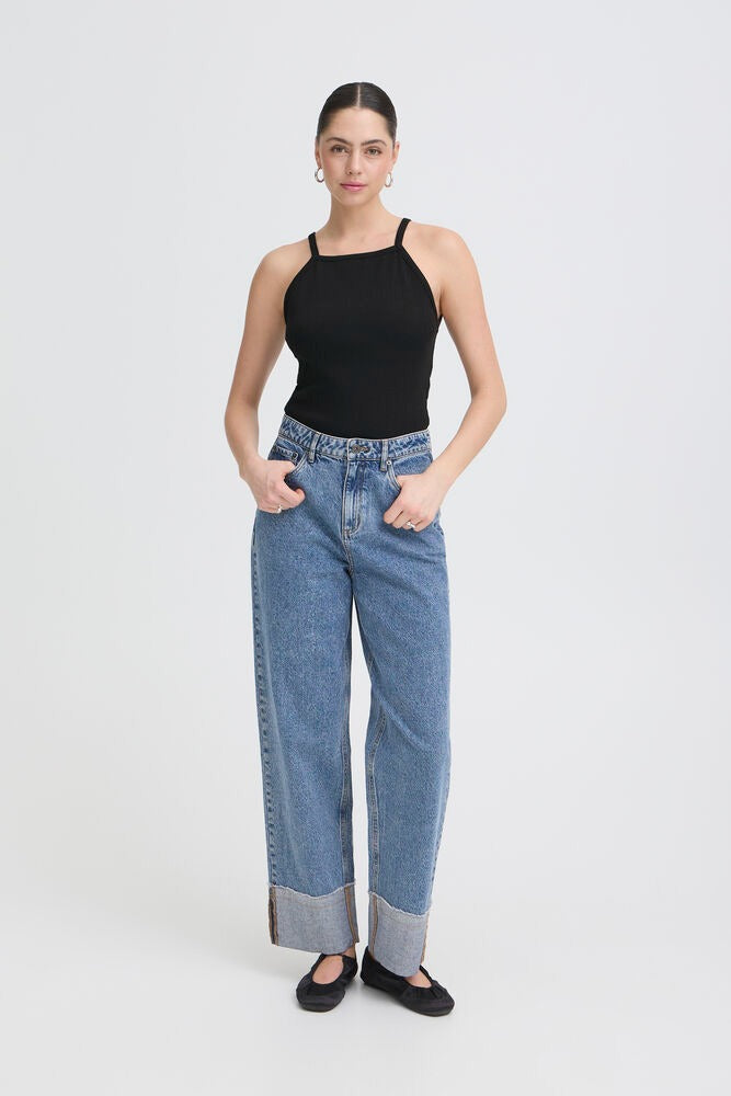 Top tirantes negro DORETA