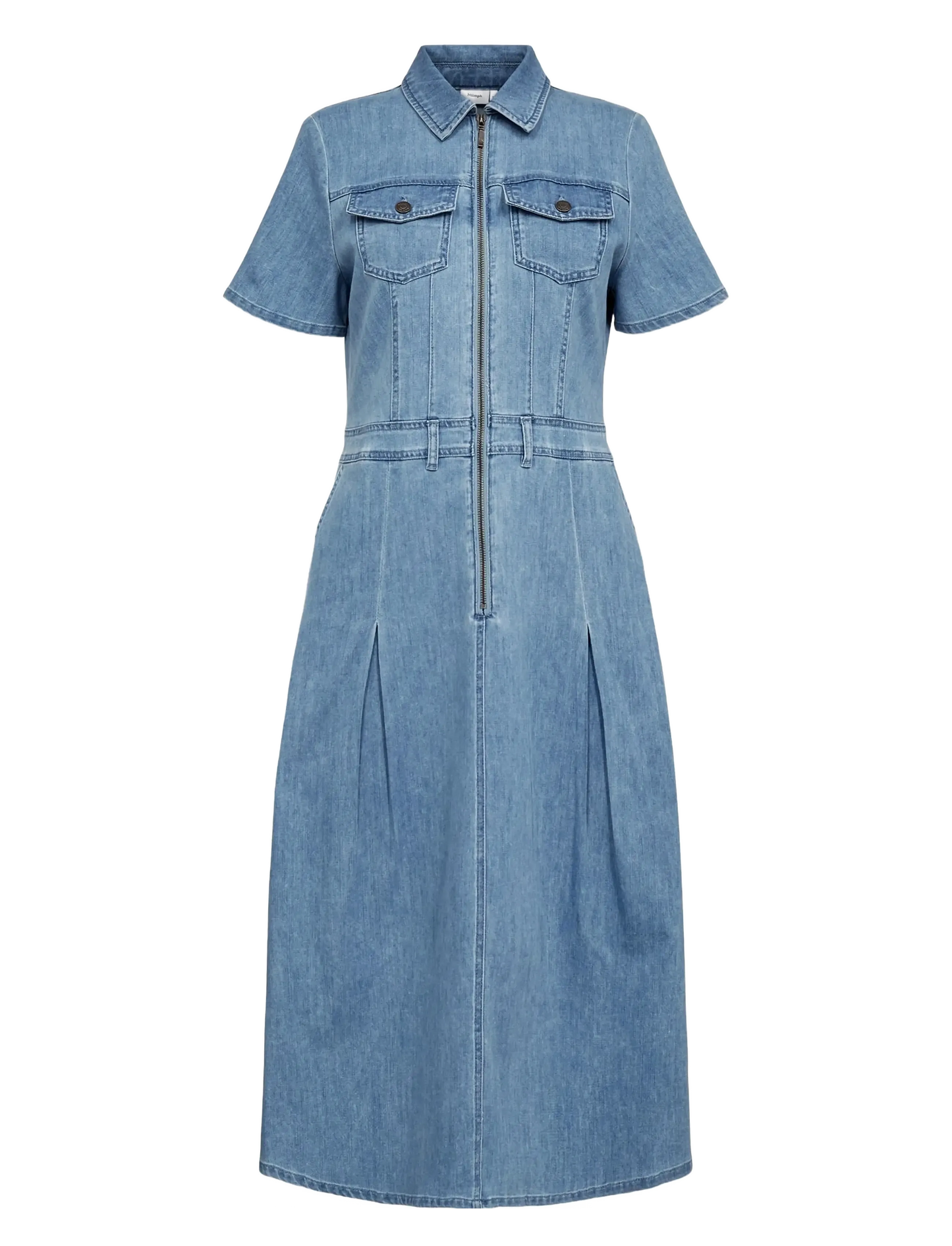 Vestido denim con cremallera DIRELLA