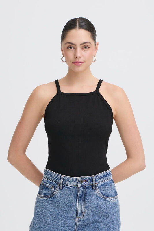 Top tirantes negro DORETA