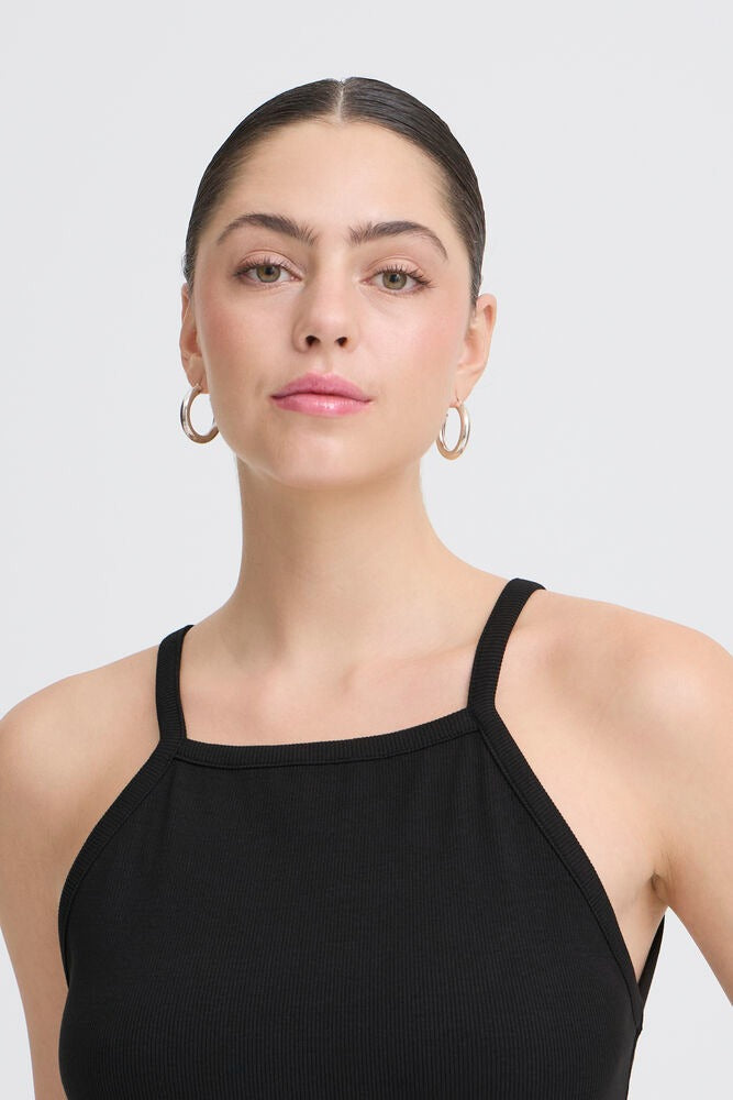 Top tirantes negro DORETA