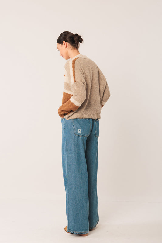 Chaqueta de punto con alpaca BREA