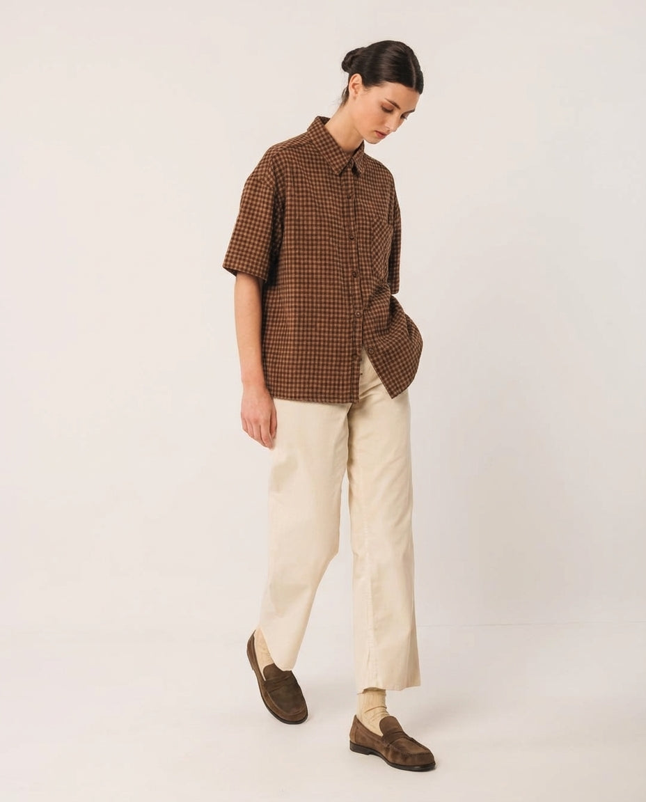 Sobrecamisa cuadros vichy BILLIE