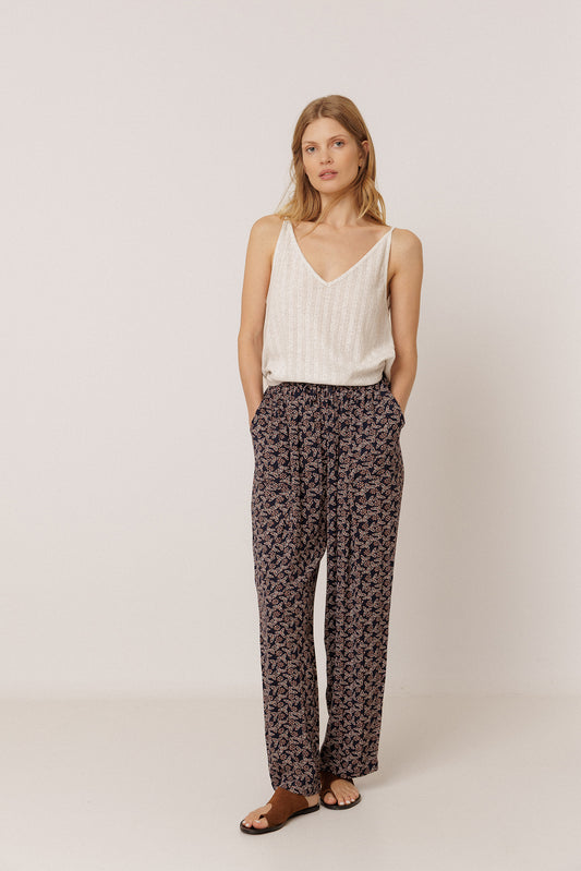 Pantalón fluído estampado DURANTA