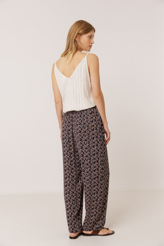 Pantalón fluído estampado DURANTA