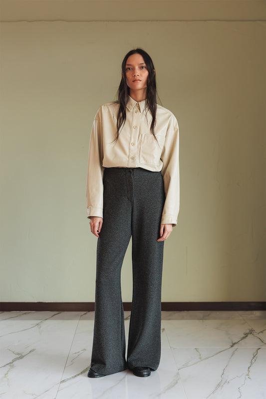 Pantalón gris jaspeado BODGANA