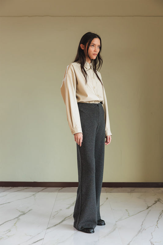 Pantalón gris jaspeado BODGANA