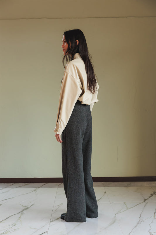 Pantalón gris jaspeado BODGANA
