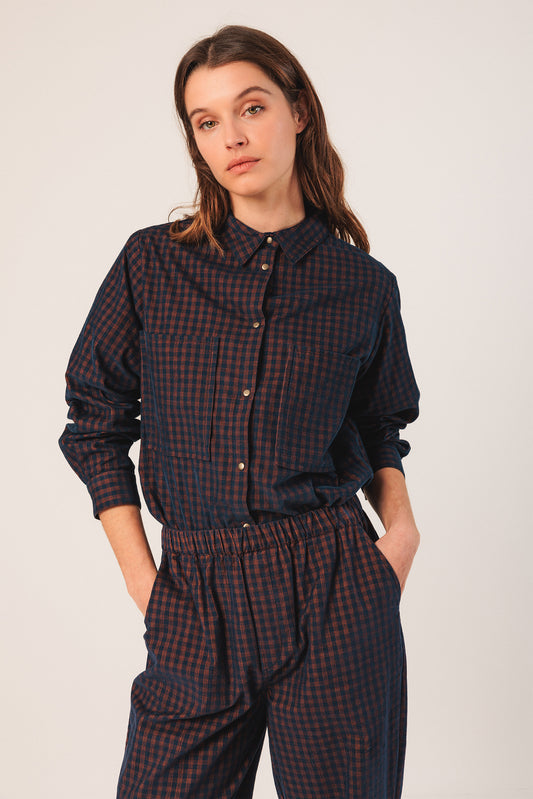 Pantalón cuadros vichy con goma BERGLIND