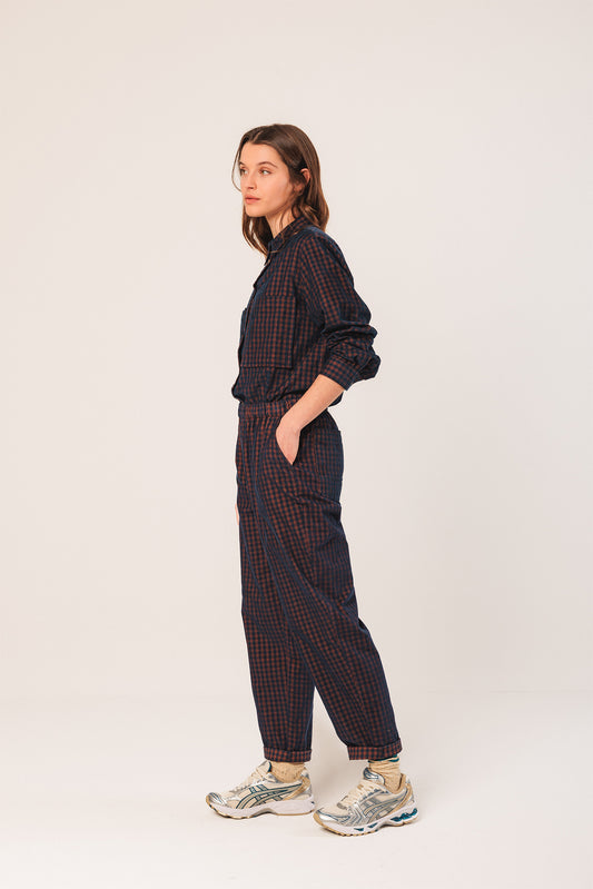 Pantalón cuadros vichy con goma BERGLIND