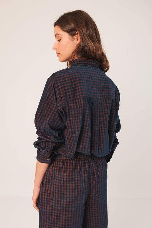 Pantalón cuadros vichy con goma BERGLIND