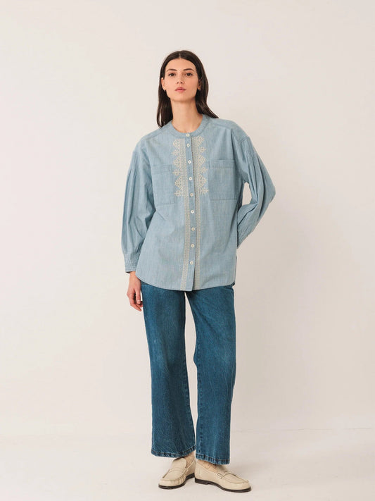 Camisa denim azul BETSY