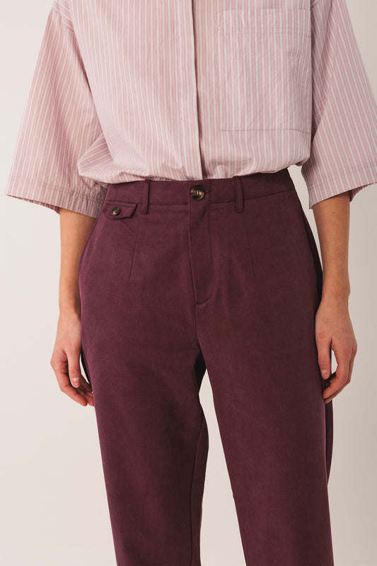 Pantalón chino berengena BELEN
