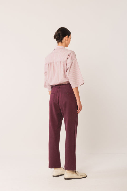 Pantalón chino berengena BELEN