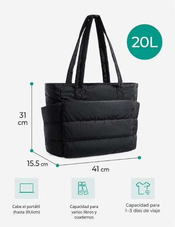 Bolso acolchado PUFFIE LUMARA BAGS