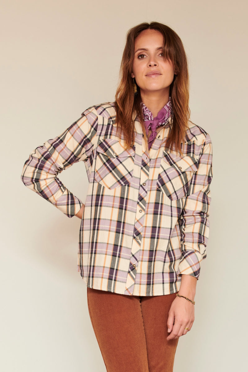 Camisa de cuadros BRIGITTE