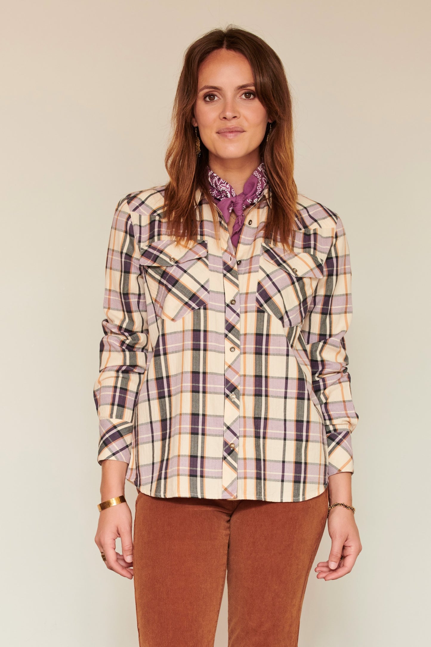 Camisa de cuadros BRIGITTE