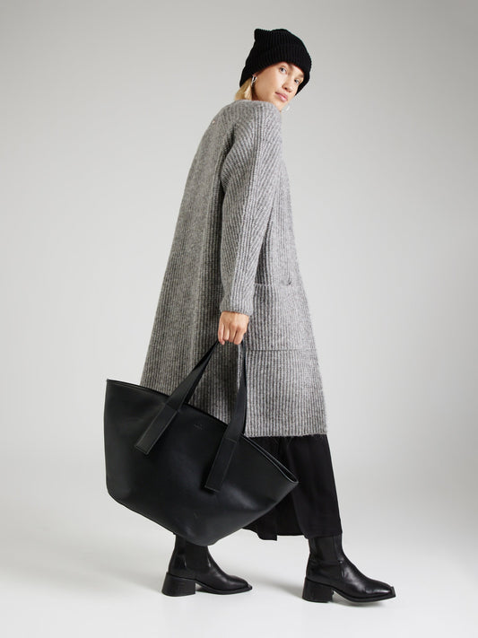 Chaqueta de lana ZINDI gris jaspeado