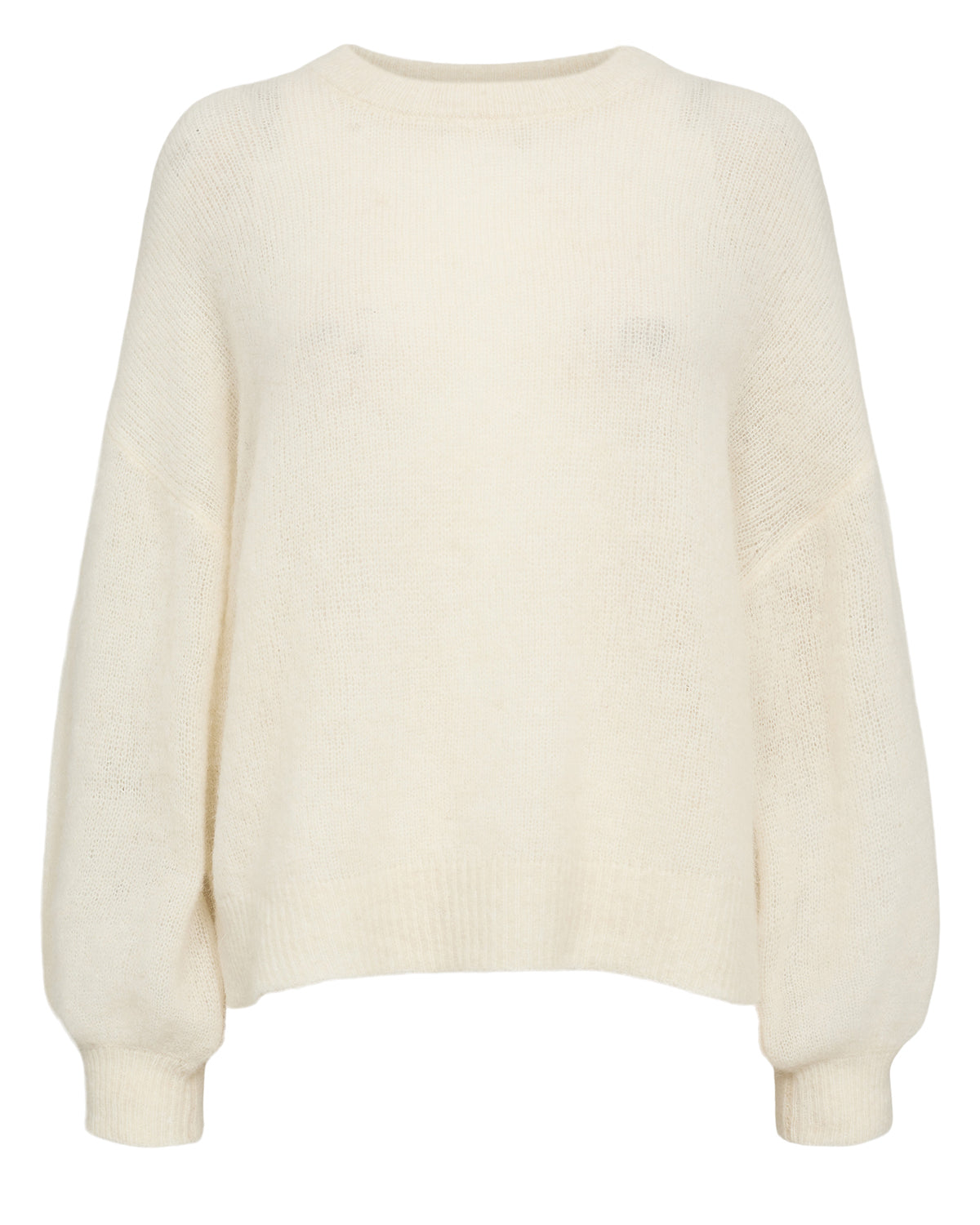 Jersey crudo mélange cuello redondo BASIA